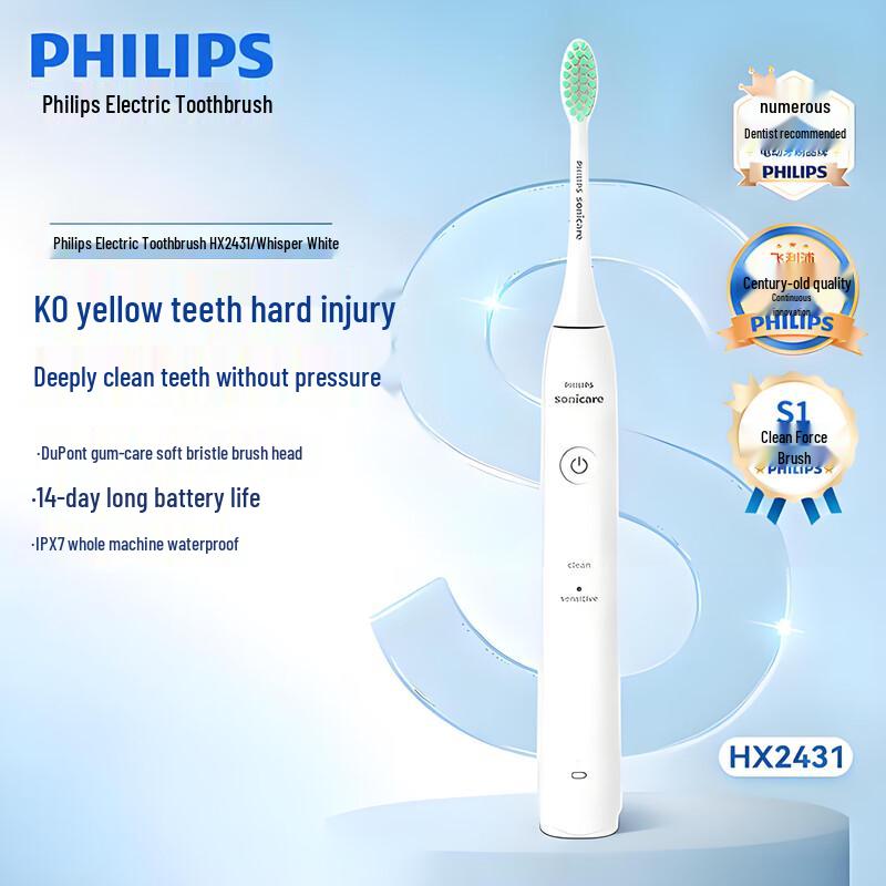 

Philips HX2431 Sonic Electric Toothbrush
