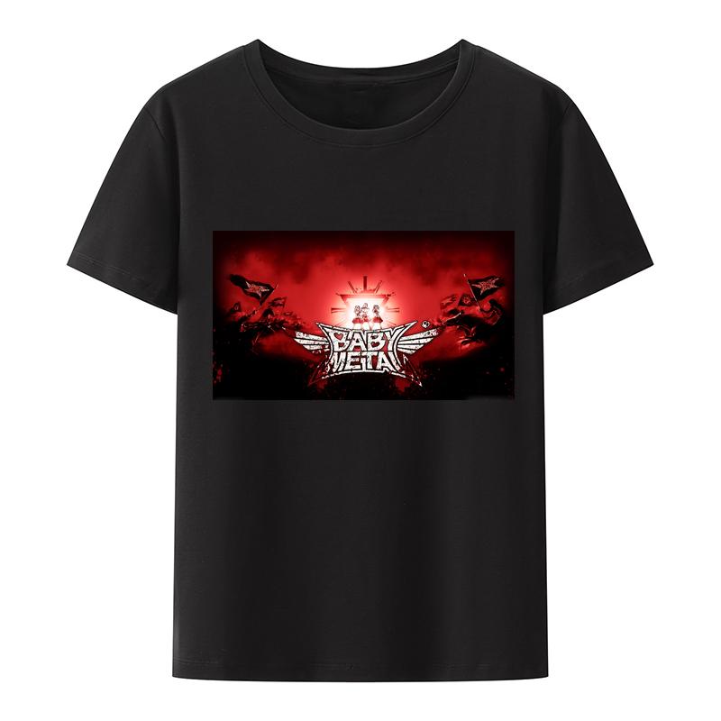 Novinka BABYMETAL Tričko Heavy Metal Elektroakustická kapela Rocková kapela Unisex a ženy Dárek Volný čas Street Hip-hop Módní Tričko