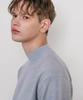 INDUST Soft Half Turtleneck Knit_Gray