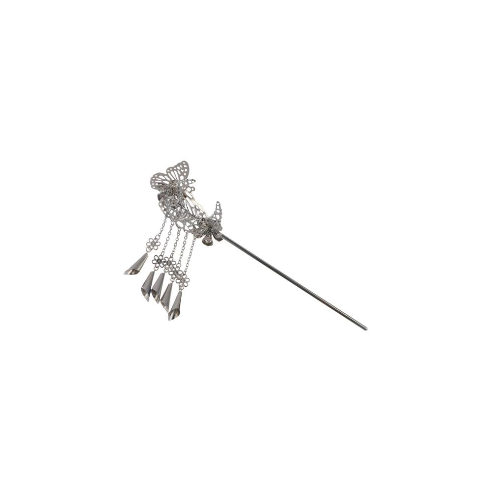 

Hairstyle Design Tool New Chinese Style Hairpin Hair Fork Butterfly Hair Stick Tassel Hair Stick