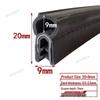 U-Shaped Rubber Seal Strip: Waterproof, Dustproof, Anti-Collision for Cabinets and Car Doors