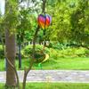 Wind Spinner Decorations Rainbow Pinwheels Whirligigs 3x Rainbow Twisted Decorations Windmills Hangable Windsock Whirlygig