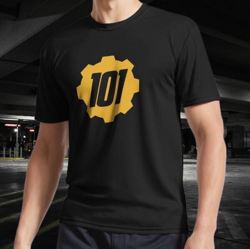 Футболка с логотипом двери Убежища 101 Футболка Смешная Размер от S до 5XL XL