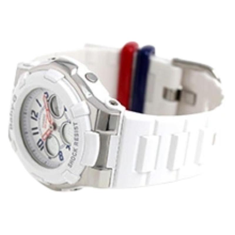 Casio BABY-G sports large dial dual display multi-function watch quartz movement resin strap Japanese and Korean watch women's watch BGA-110TR-7B