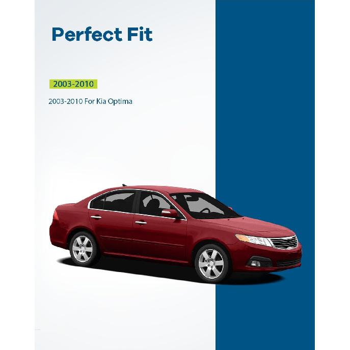 LUJUNTEC Interior Front Driver Left Door Handle Replacement for 2006 2007 2008 2009 2010 for Kia Optima Replace OE 82610-2G000K2 Black