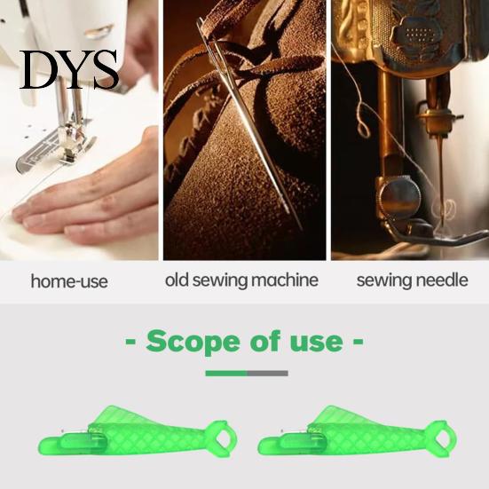 Thread Pass Tool for Sewing 50Pcs Needle Threader Automatic Fish Mouth Machine Quick Handy Threading Gadget Easy Hand Loop Selfthread Threaders