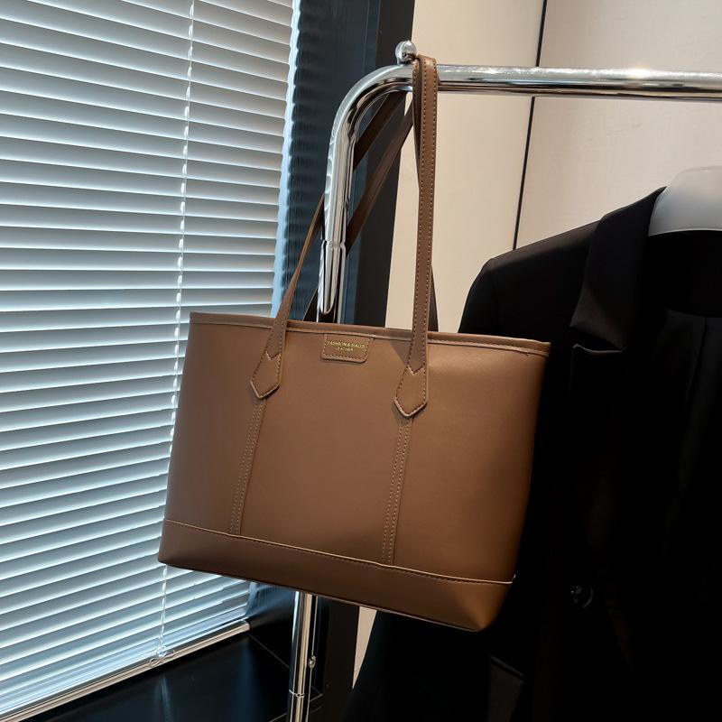 Textured Commuter Large-capacity Bag 2025 New Women's Bag Casual Foreign Style Niche Shoulder Bag Popular Tote Bag