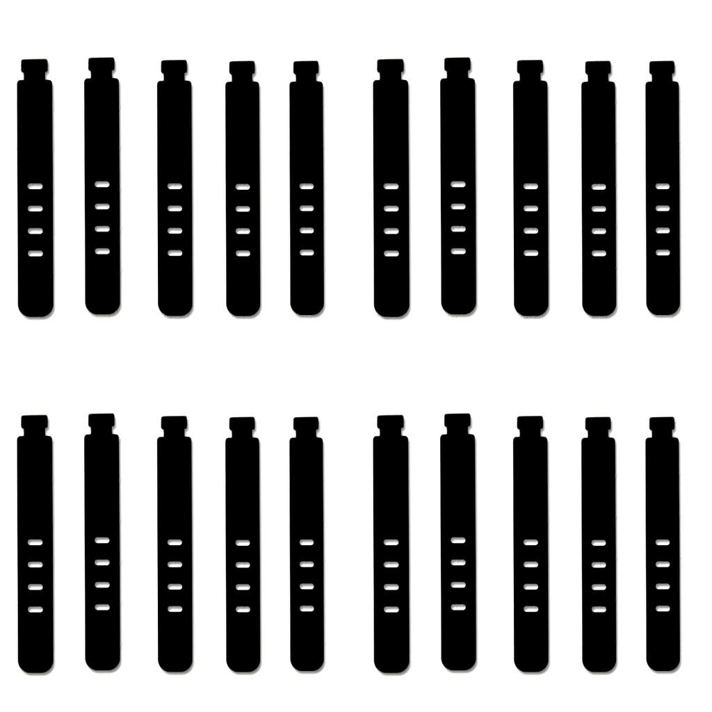 4/12/20pcs Mobile Phone Cable Winder Earphones Clip Charger Cord Organizer Management Silicone Wire Cord Fixer Holder Cable Belt