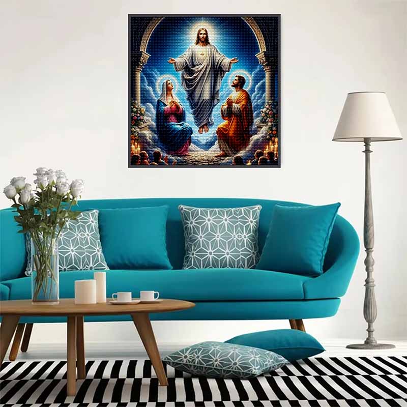 New Arrival 5D DIY Full Circle Diamond Painting "Religious" Embroidery Cross Stitch Home Decor Gift