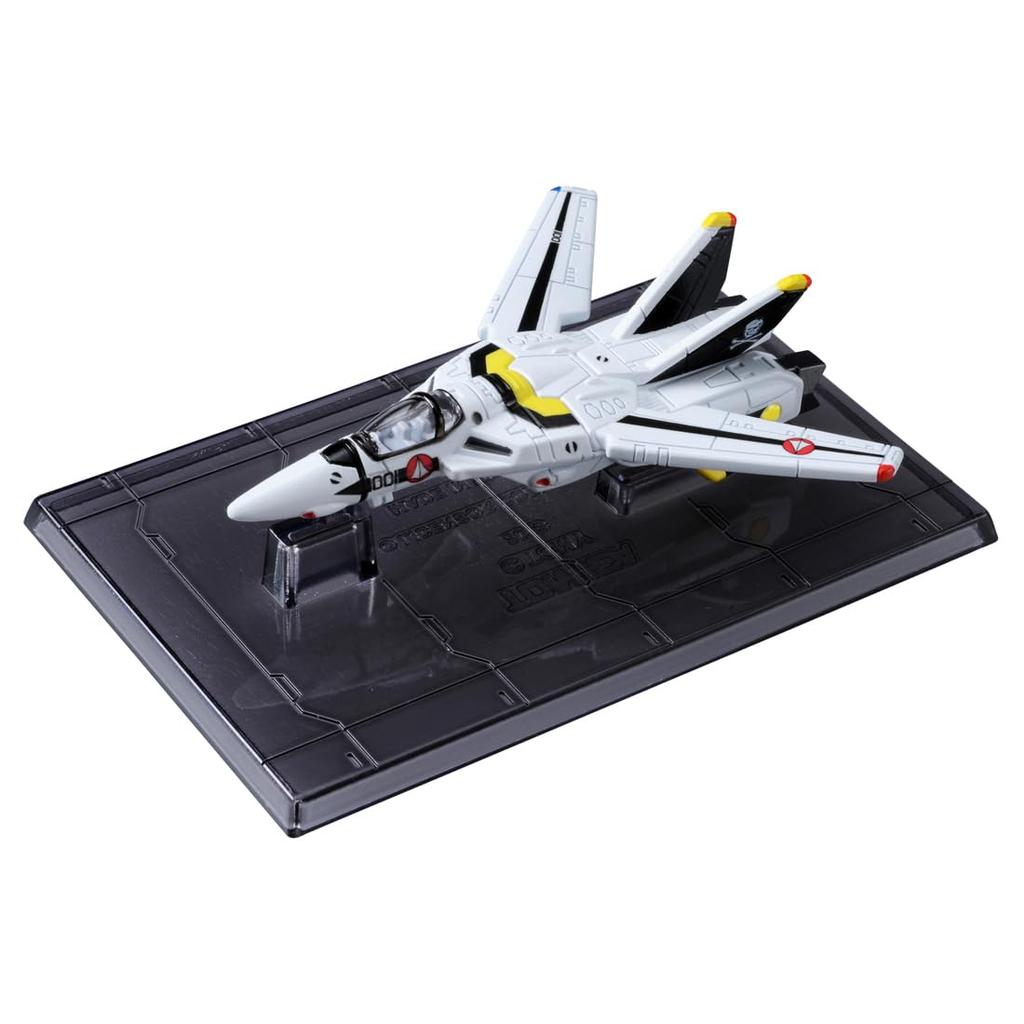 TAKARA TOMY Tomica Premium Unlimited Super Dimension Fortress Macross Valkyrie Miniature Car Toy for Ages 6 and Up VF-1S (Roy Focker's)