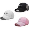 Embroidery Baseball Letter Cap Lightweight Sun Protection Breathable Hat Gift