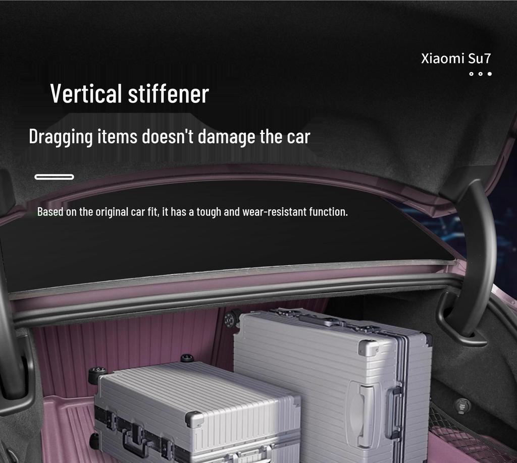 Xiaomi SU7 TPE Protective Trunk and Backrest Mat, Interior Car Accessory