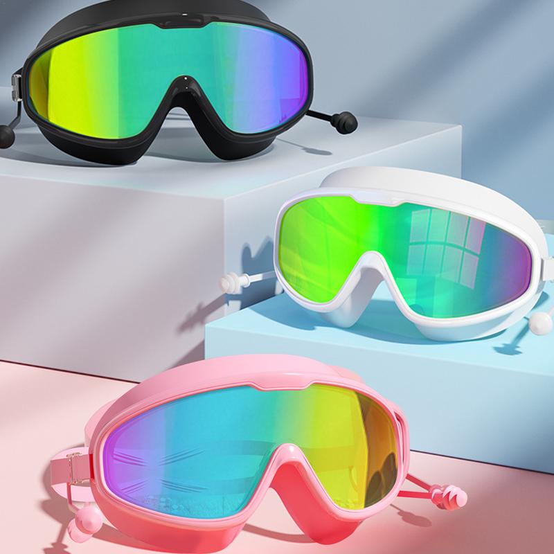 Adult Swimming Goggles Adjustable Swim Goggles With Wide View HD Swimming Goggles No Leaking Full Protection Pool Goggles