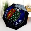 Getafe CF  pattern, automatic folding umbrella, portable and foldable design, 8 ribs, a Christmas or birthday gift.