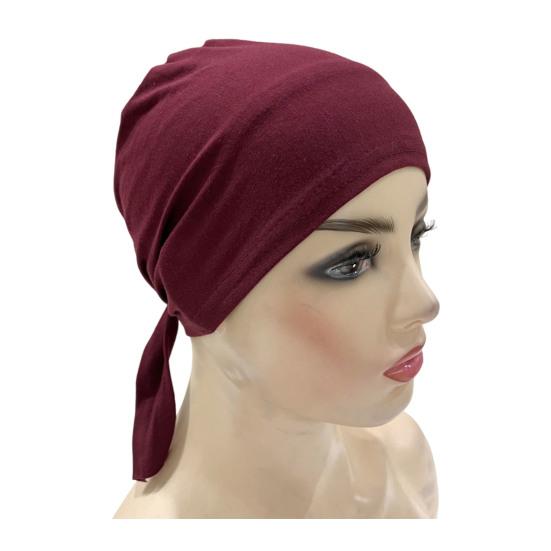 Etnisk stil høy hatt ensfarget knutedesign pustende lett hodeplagg hatt utendørsaktiviteter hodeplagg