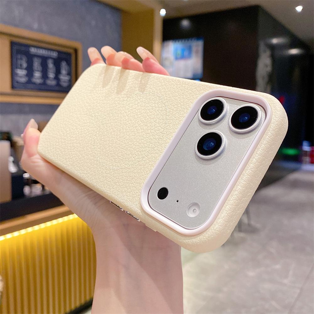 Business PU Leather Magnetic Case For iPhone 17 16 15 14 13 12 Pro Max Air For Magsafe Wireless Charge Shockproof Cover