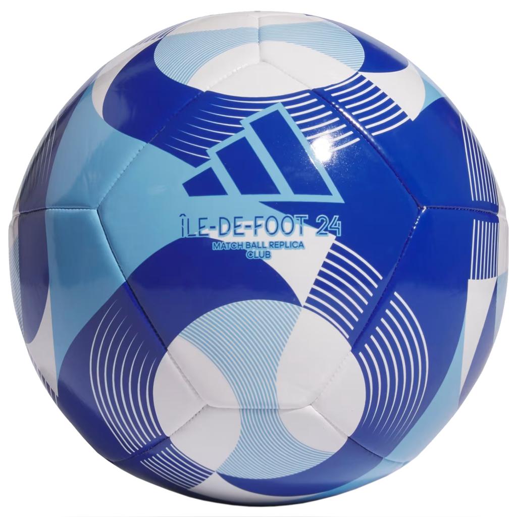 Adidas Ile-De-Foot 24 Olympics Club Ball, Unisex Blue Football