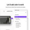 Logitech POP ICON KEYS Wireless Bluetooth Office Keyboard