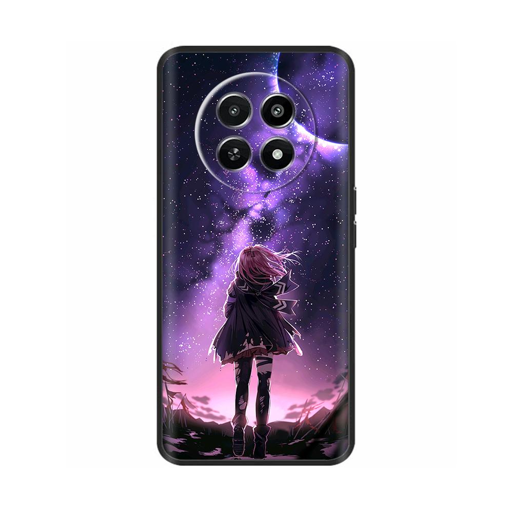 Cool Skull Case For Realme 12 5G Funda Soft Silicone Back Cover Cartoon Shockproof Cases For Oppo Realme 12X realme12 Bags Shell