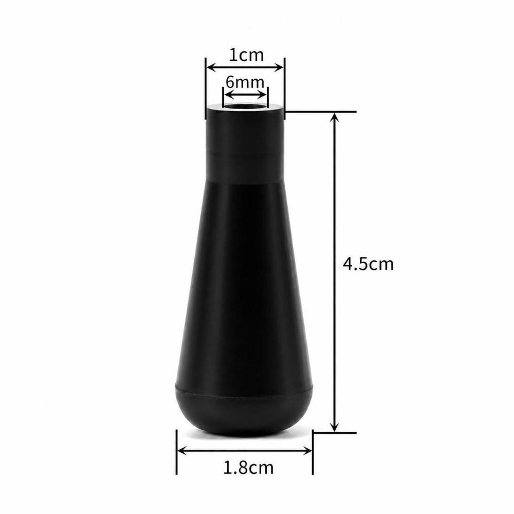 5PCS 6mm Soft Rubber Arrowheads Blunt Safety Points Safety Arrowheads Indoor Training