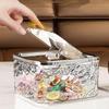 Hair Accessory Storage Box Desktop Girl Hair Clip Hair Ring Hair Clip Rubber Band Transparent Acrylic Sorting Box Storage Basket