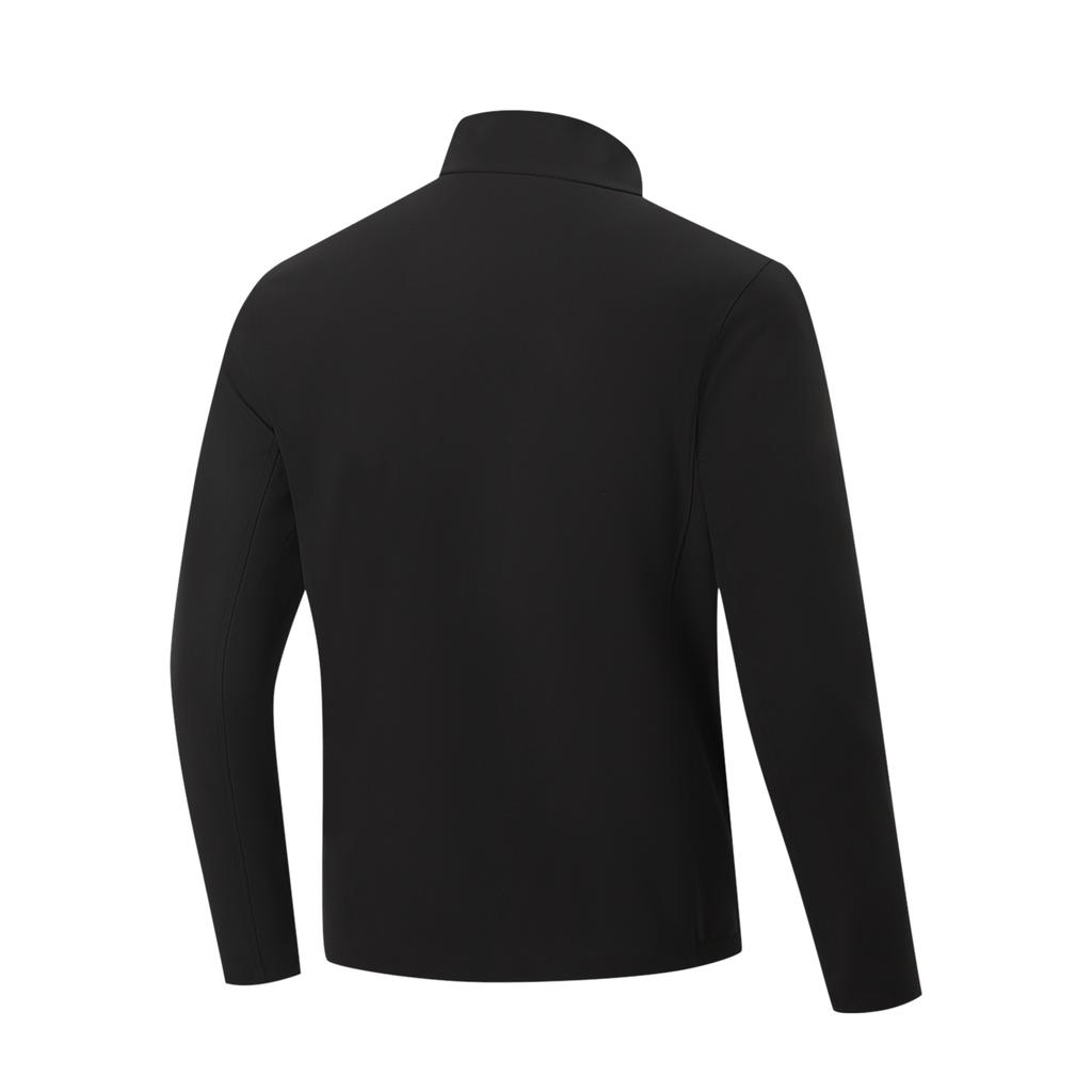 Li-Ning Honor Gold Standard Series Stand Collar Fleece Letter Versatile Zipper Warm Jacket Men jackets AJDW111-2