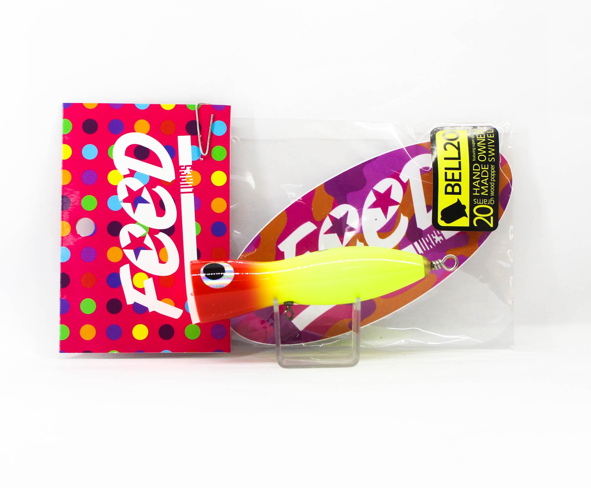 

Feed Bell 20 Hand Made Wood Popper Floating Lure 20 grams 35 (4035)