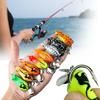 5 Pièces/Boîte Nouvelle Génération Leurres Grenouille Souple Double Spinner Appât Grenouille Pêche en Eau Douce