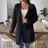 Women's Fall/winter Casual Double-pocket Coat Sweater
