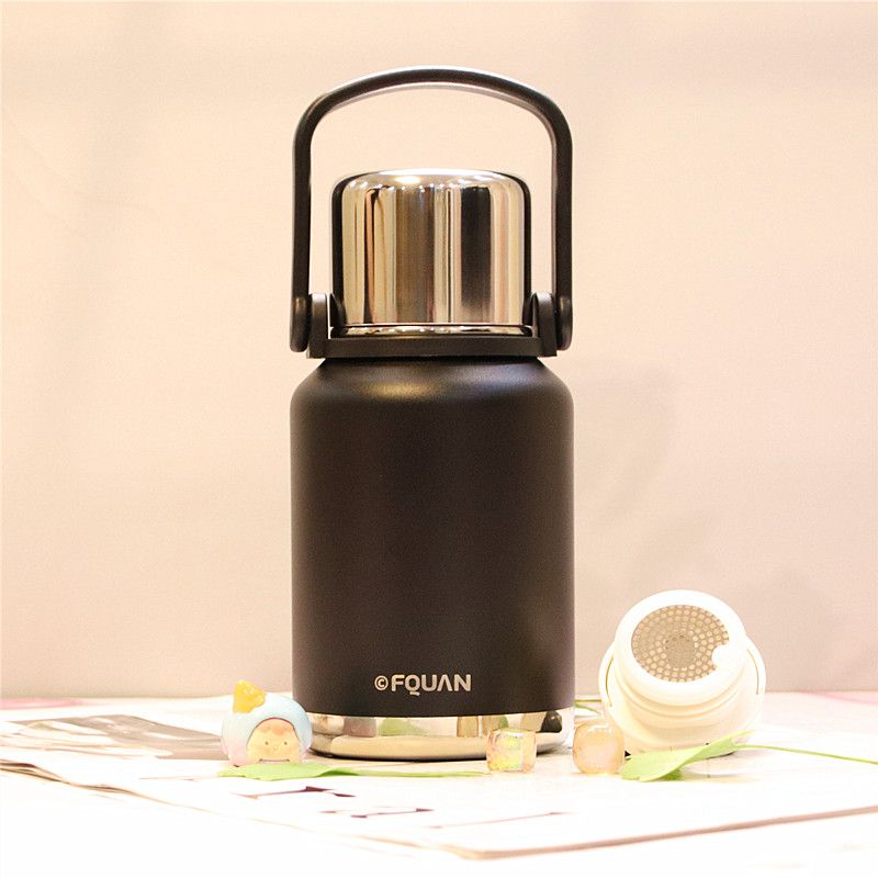 Stylish Thermos Flask for Outdoor Use, Large-Capacity Thermos Cup, Tea Brewing Pot, Household Hot Water Thermos Bottle, Travel Water Bottle