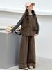 Meilade Girls' Autumn 2026 Three-Piece Set: Bowknot Vest, Base Layer Shirt, Wide-Leg Pants for Medium and Older Kids.