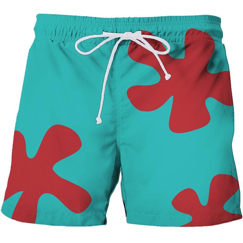 Patrick Squarepants Spongebob Star Shorts Beach Pants Ventilation Children Man