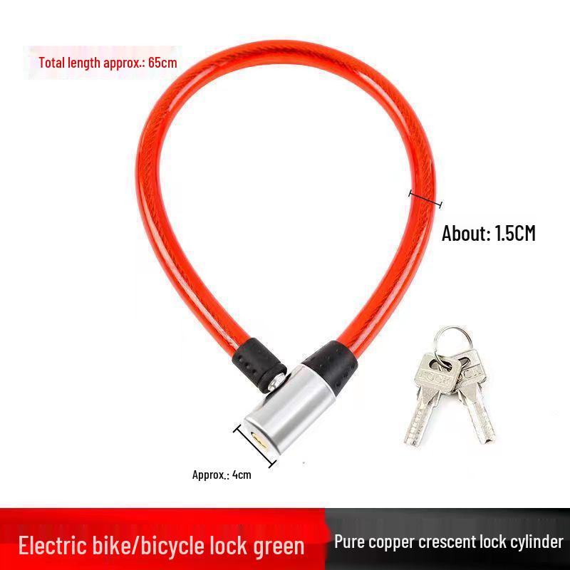 Portable Anti-theft Chain Lock for Bikes & E-vehicles
