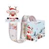 Christmas Money Box Pull-out Cash Gift Box DIY Holiday Money Gift Box with Transparent Bags Christmas Money Holder Pull Box for Kids Adults