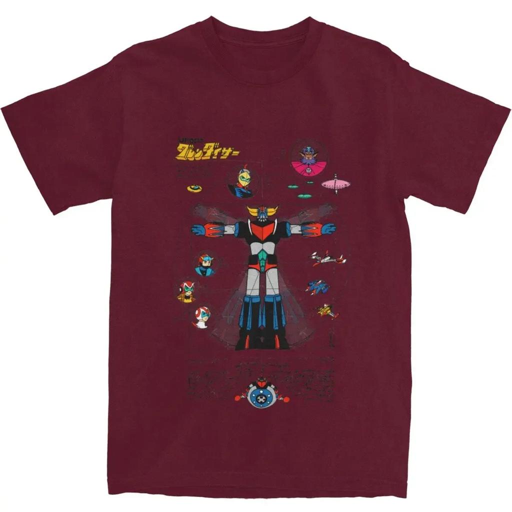Heavyweight Informal Novelty UFO Robot Grendizer Goldorak T Shirt Unisex 100 Cotton Goldrake Japan Robots Tee Shirt Adult Clothing
