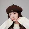 Korean Style Autumn and Winter New Beret Fashionable and Versatile Women's Face Showing Small Hat Sweet Trendy Knitted Fashion Hat