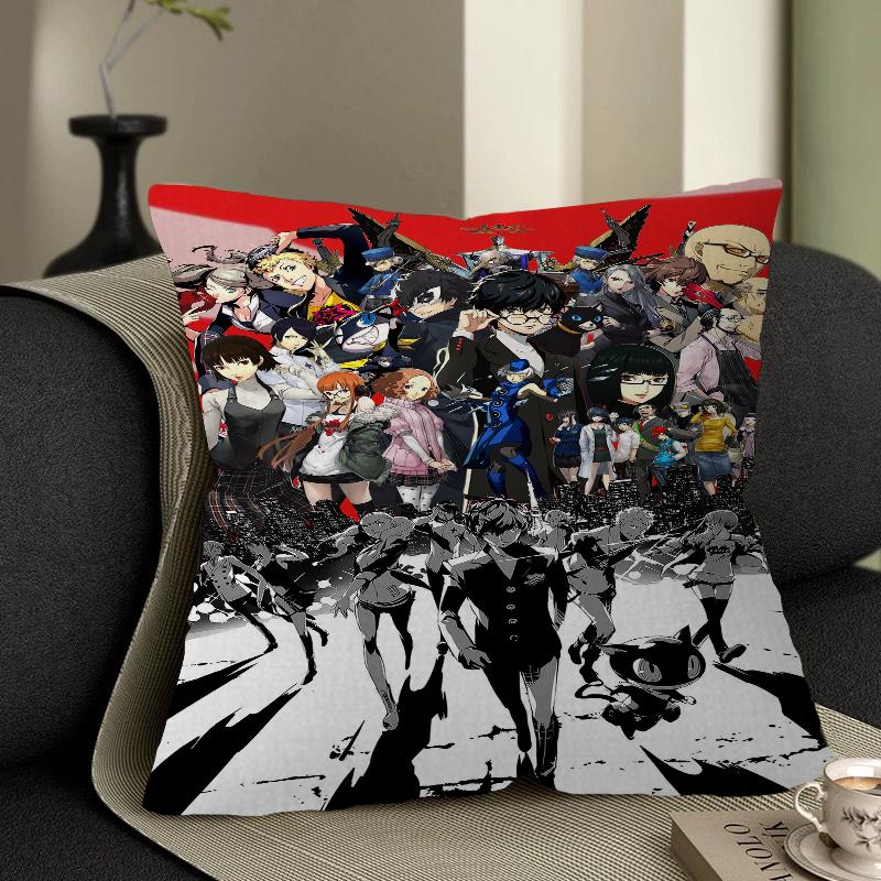 Persona 5 Gaming Pillow Cover Sofa Cushion Cover Home Room Decoration Children Gift