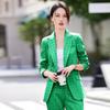Women's Elegant Imitation Acetate Blazer Suit Set