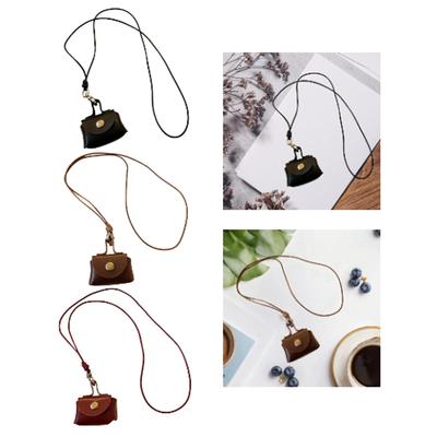 Boyuna Asılan Çanta Kulaklık Çantası Kolye Mini Cüzdan Kompakt Kulaklık Taşıma Kılıfı Kordonlu Anahtar Çantası Koşu Alışveriş İçin