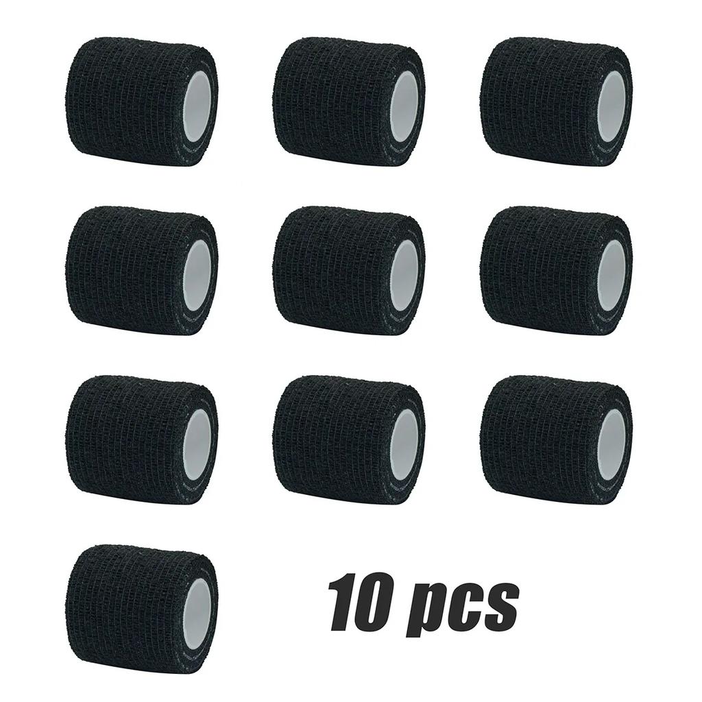 1/6/10Pcs Black Sport Self Adhesive Elastic Bandage Wrap Tape Elastoplast For Knee Support Pads Finger Ankle Palm