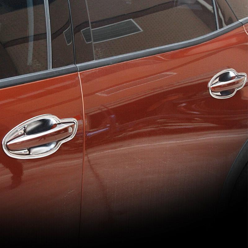 ABS Chrome For PEUGEOT 3008 GT 5008 2017 2018 -Car Accessories Car Door Protector Handle Bowl Cover Trim Styling