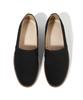 Firenze Atelier Double-Walled Canvas Simple Design Unisex Slip-On 5000 [Black]