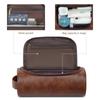 High Quality Travel Toiletry Bag For Women Men Retro PU Leather Cosmetic Bags Female Waterproof Travel Makeup Bag