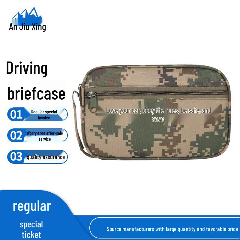 

Anjiuxing Camouflage Driver s Document Handbag
