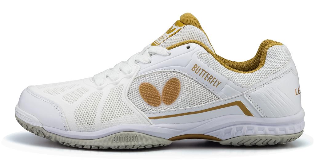 Butterfly Resoline Refornes Table Tennis Shoes 93620 Size Cm White/Gold, 27.5