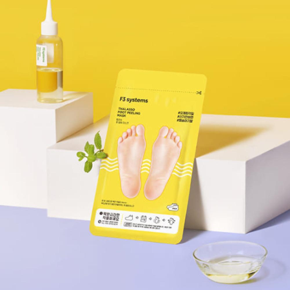 F3 Systems Foot Peeling Mask 3 Pcs Talasso none