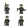 Model Accessories Soldier Action Figure Set DIY Assembled Bricks Small Figurine Display Model Toy Gift for Kids N696-N699