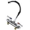 Brass Double Hole Handle Kitchen Faucet Suitable For Kitchen Spool Type