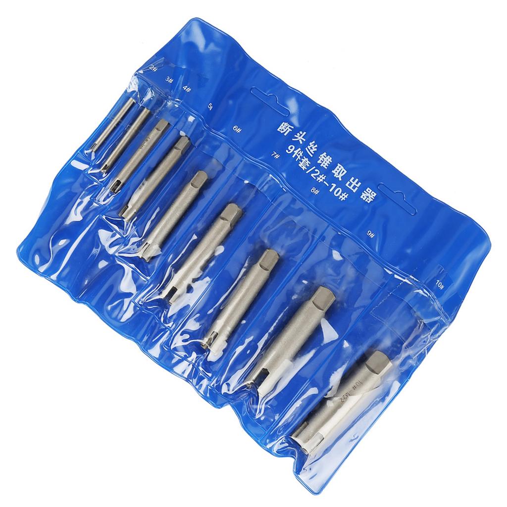 Steel Broken Head Taps Remover Stripped Screw Tap Extractor Set (#B)