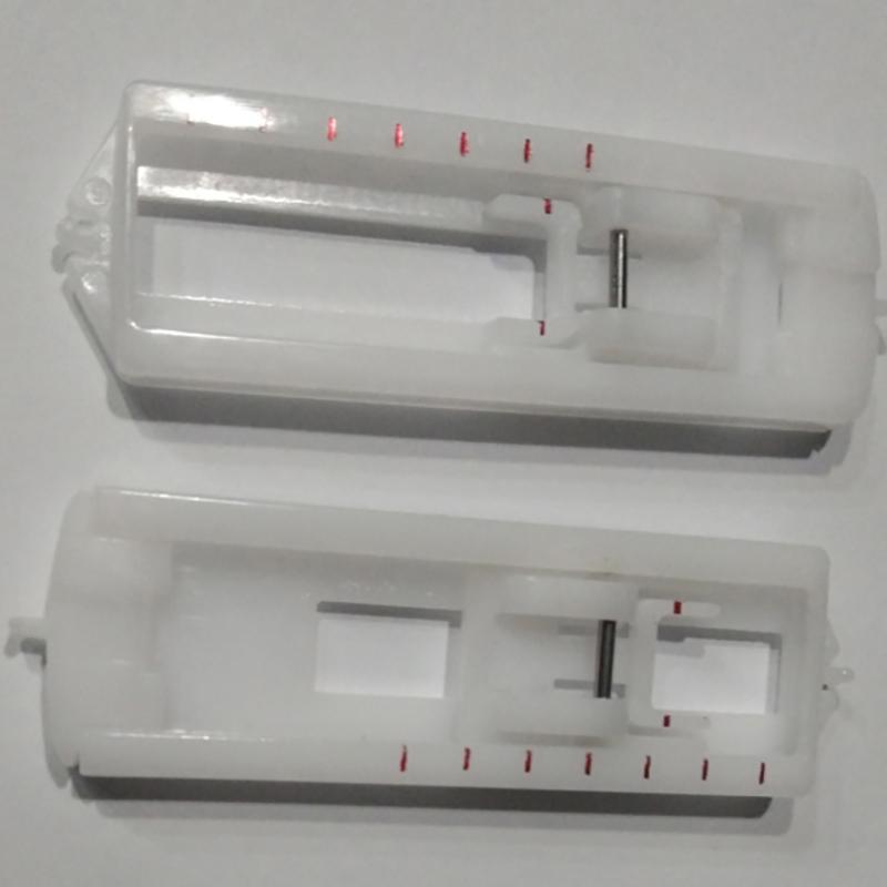 2Pc Nähmaschine Teil Nähfuß Knopfloch Snap Auf Knopf Loch Nähfuß